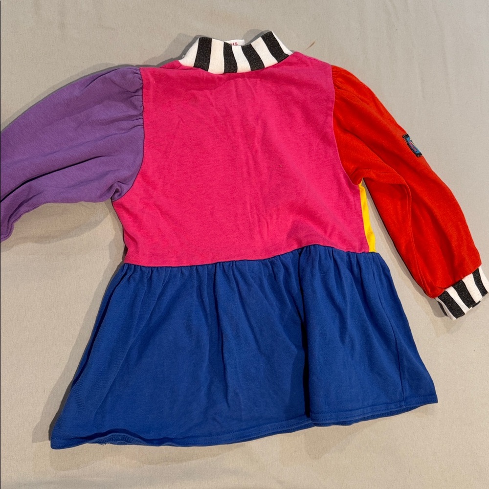 VINTAGE 90s Disney Color Block Shirt Size 3T - Picture 16 of 16
